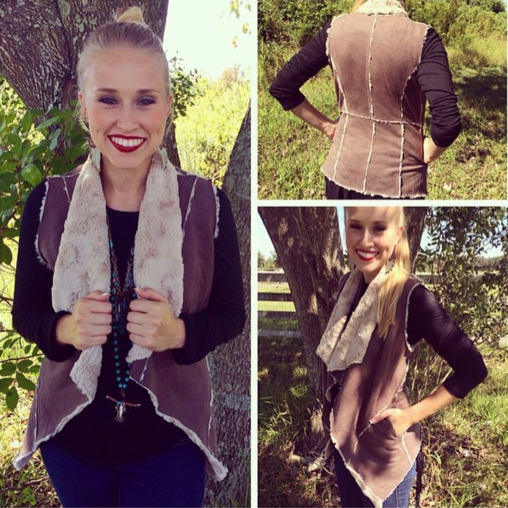 Brand New Soft Faux Fur Vest